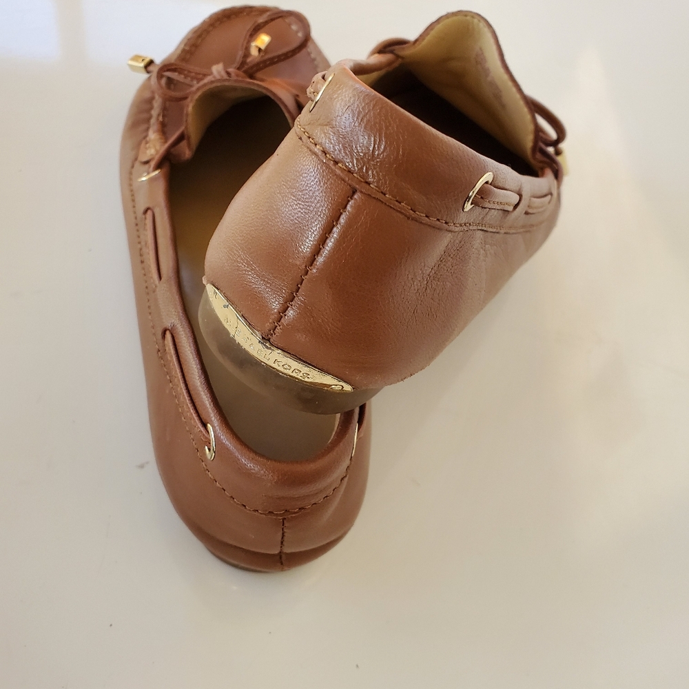 Michael Kors Daisy brown moccasin Loafers Flats Size 7 - Picture 6 of 11